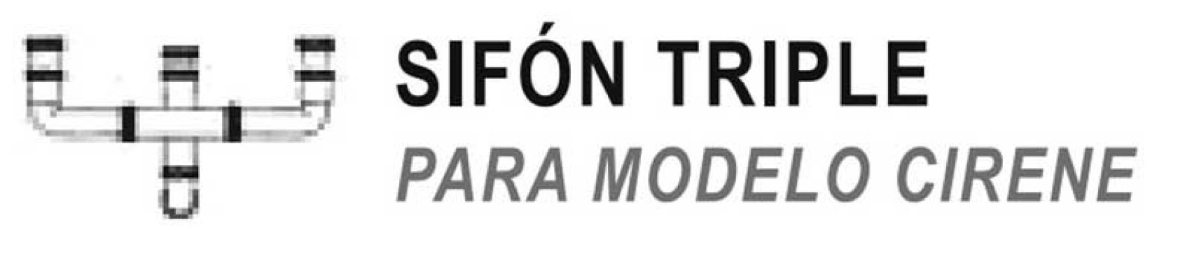 Imagen Sifón triple