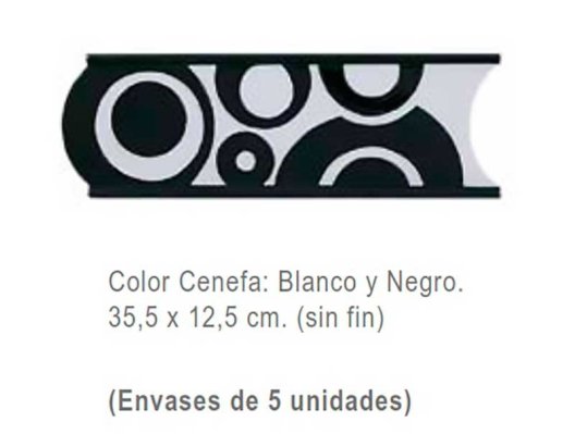 Imagen Cenefa HURACÁN Doble Color